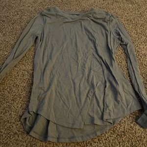 Basic olive green top size medium